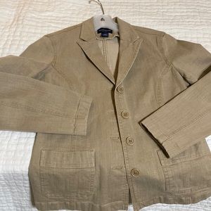 Ann Taylor khaki blazer. Size 4P